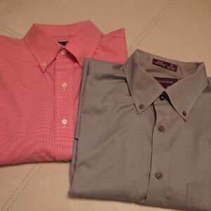 Nordstrom Pink and Gray Dress Shirts for Men